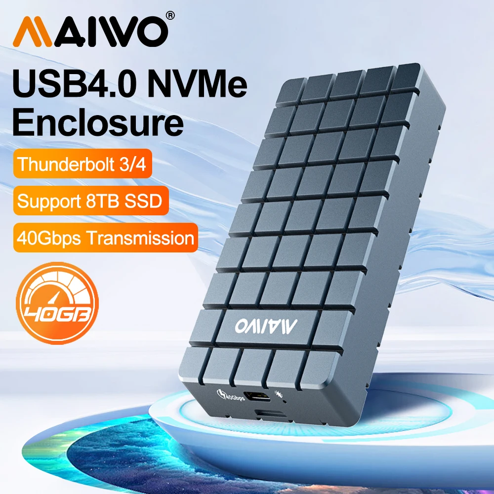Maiwo-外付けハードドライブケース、SSDエンクロージャ - Usb4 40Gbps External Ssd 8Tb のレビューと価格
